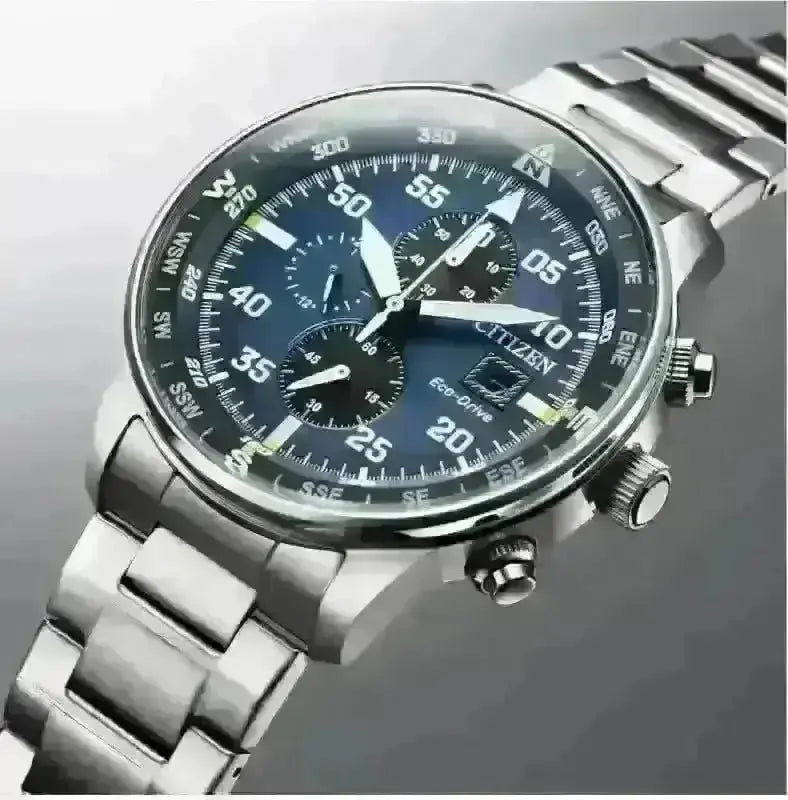 Coticen Eco-Drive solar. Cronógrafo hombre