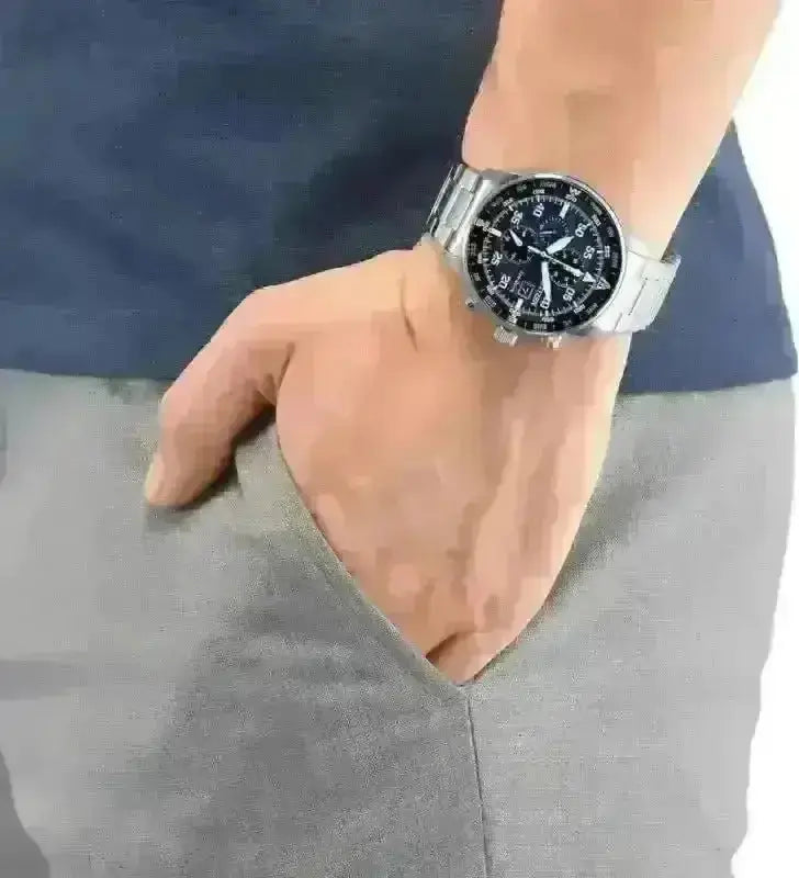 Coticen Eco-Drive solar. Cronógrafo hombre