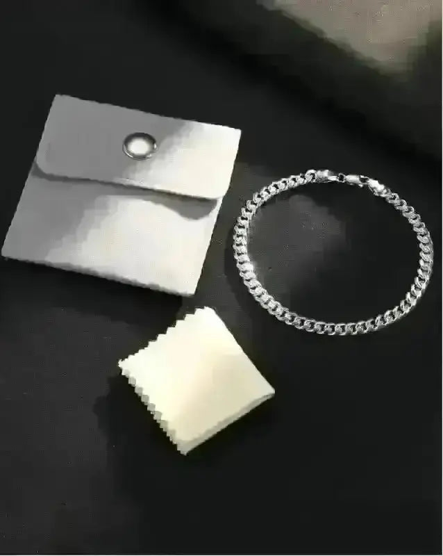 Yadoca pulsera de plata hombre