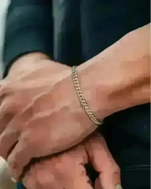 Yadoca pulsera de plata hombre