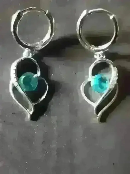 Kurokku pendientes plata - zafiro joyas - Kurokku.es