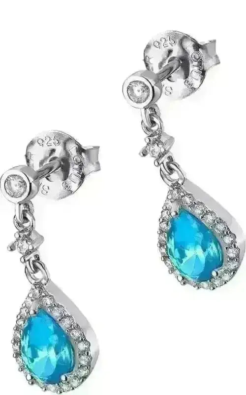 Lotus joyas pendientes plata