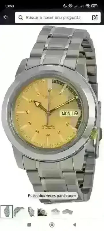 Seiko 5 Gent reloj cuarzo hombre.